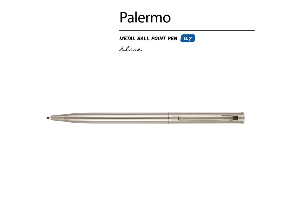 Ручка шариковая автоматическая BrunoVisconti® PALERMO цвет корпуса шампань, 0.7 мм