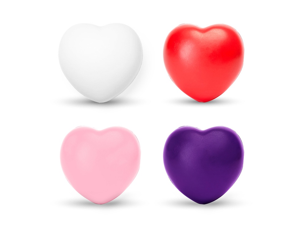 Антистресс BIKU в форме сердца, красный