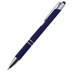Ручка металлическая Ingrid софт-тач, темно-синяя Ручка металлическая Ingrid софт-тач, темно-синяя
