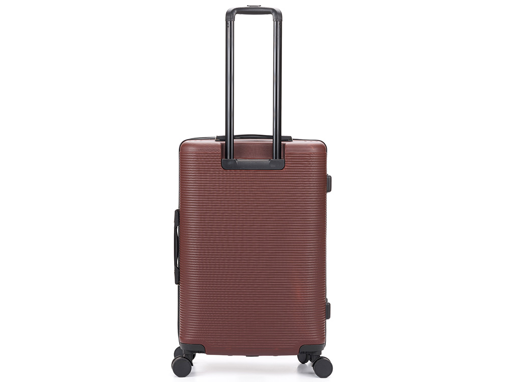 Чемодан TORBER Onego, бордовый, ABS-пластик, 79,5 х 51 х 29 см, 103 л