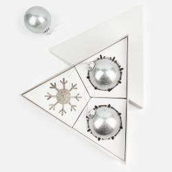 Набор Finery Trio, серебристый Набор Finery Trio, серебристый