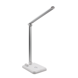 Настольная лампа Geek с беспроводной зарядкой (белый)