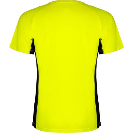 Спортивная футболка SHANGHAI мужская, ФЛУОРЕСЦЕНТНЫЙ ЖЕЛТЫЙ/ЧЕРНЫЙ S
