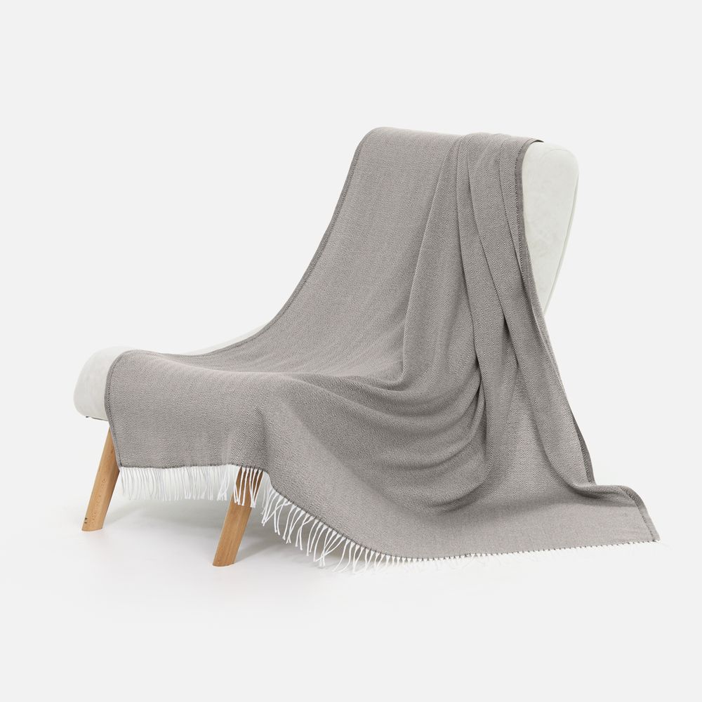 Плед «Гирвас», темно-бежевый