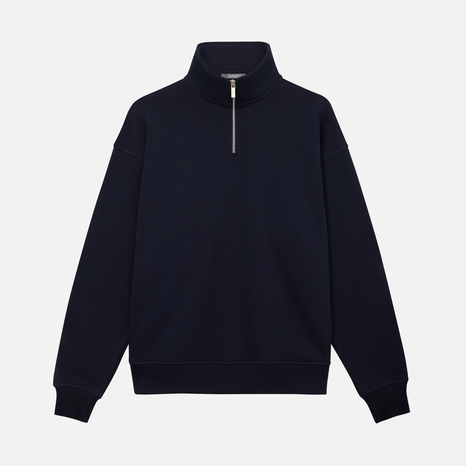 Толстовка на молнии унисекс Флоу (Flow), темно-синяя, размер 5XL/6XL Толстовка на молнии унисекс Флоу (Flow), темно-синяя, размер 5XL/6XL