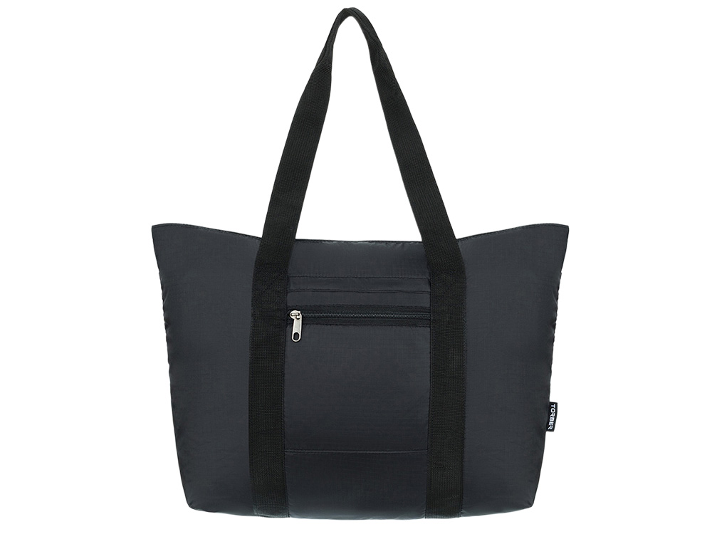 Сумка складная TORBER, черный, полиэстер, 48x33x12 см Сумка складная TORBER, черный, полиэстер, 48x33x12 см