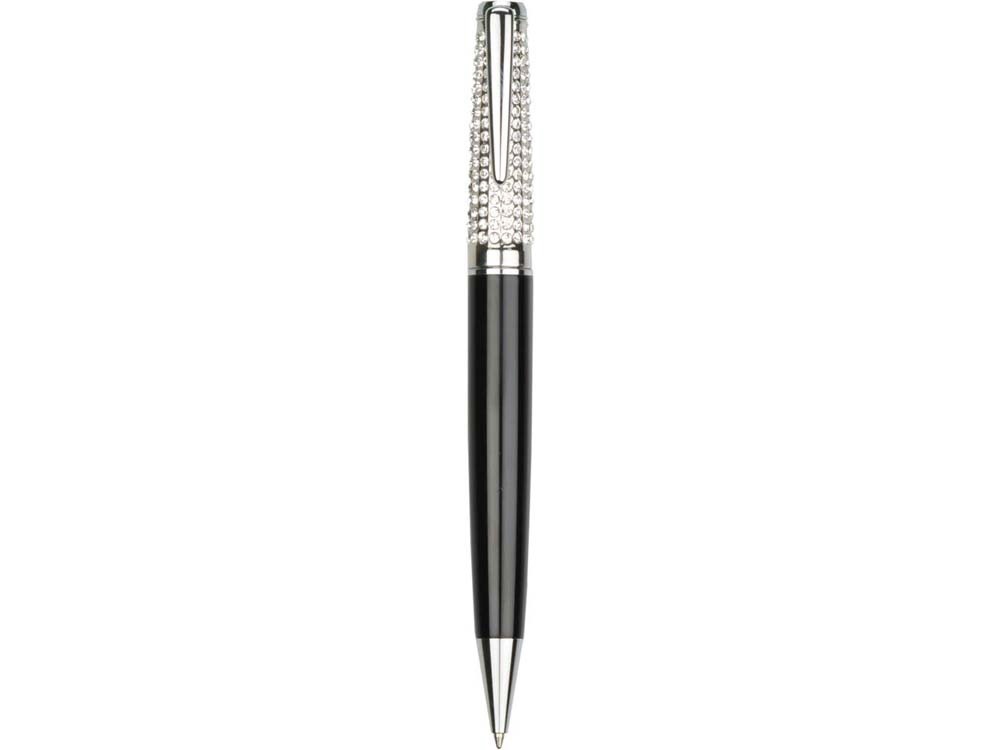 Набор William Lloyd : ручка шариковая и подставка, черный/серебристый