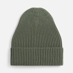 Шапка Catch Match без помпона, зеленая (полынь)