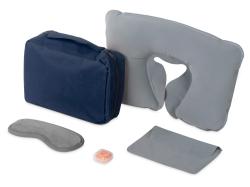 Набор для путешествий Comfy Flight, темно-синий