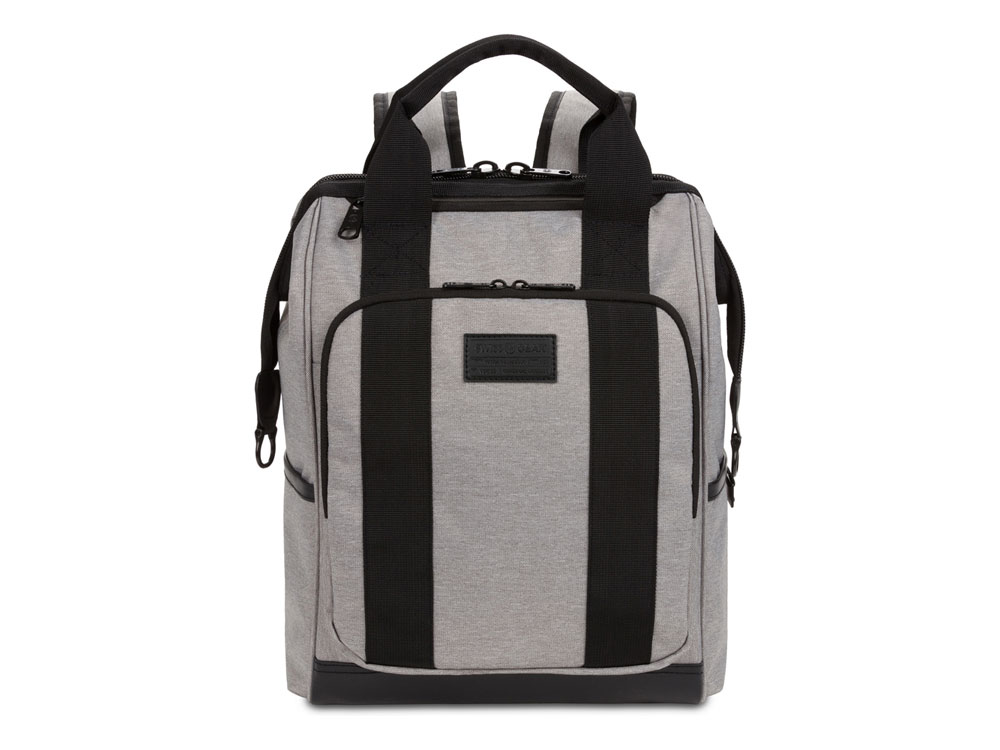 Рюкзак SWISSGEAR 16,5 Doctor Bags, серый/черный, полиэстер 900D/ПВХ, 29 x 17 x 41 см, 20 л