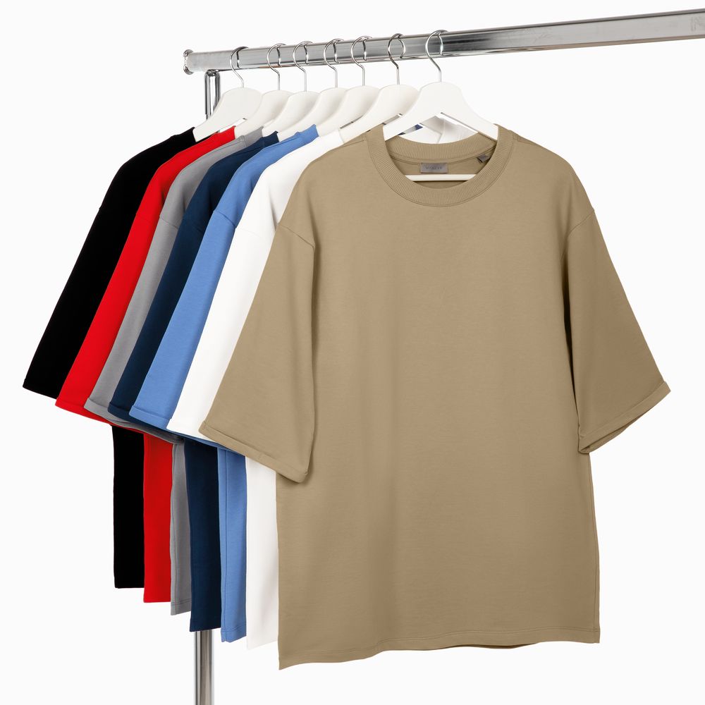 Футболка оверсайз унисекс Kosmos 2.0, красная (алая) Футболка оверсайз унисекс Kosmos 2.0, красная (алая)