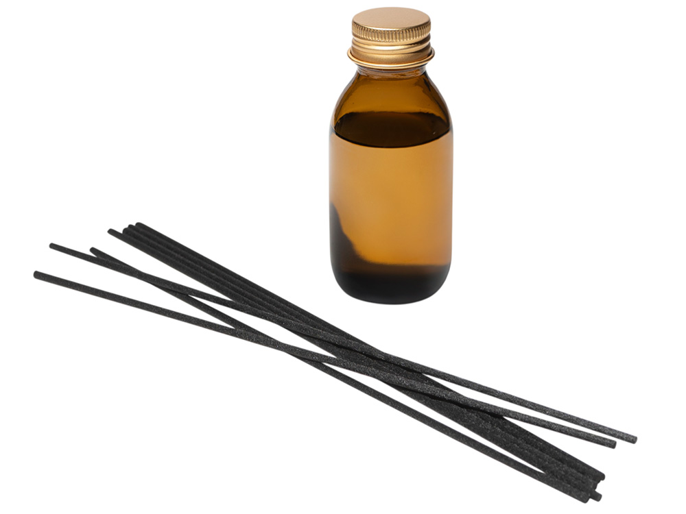 Ароматический диффузор с палочками, табак и ваниль, 100 мл (без лого LM) Ароматический диффузор с палочками, табак и ваниль, 100 мл (без лого LM)