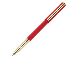 Ручка пластиковая шариковая Parliament, 0,7 мм, синие чернила, красный/золотистый
