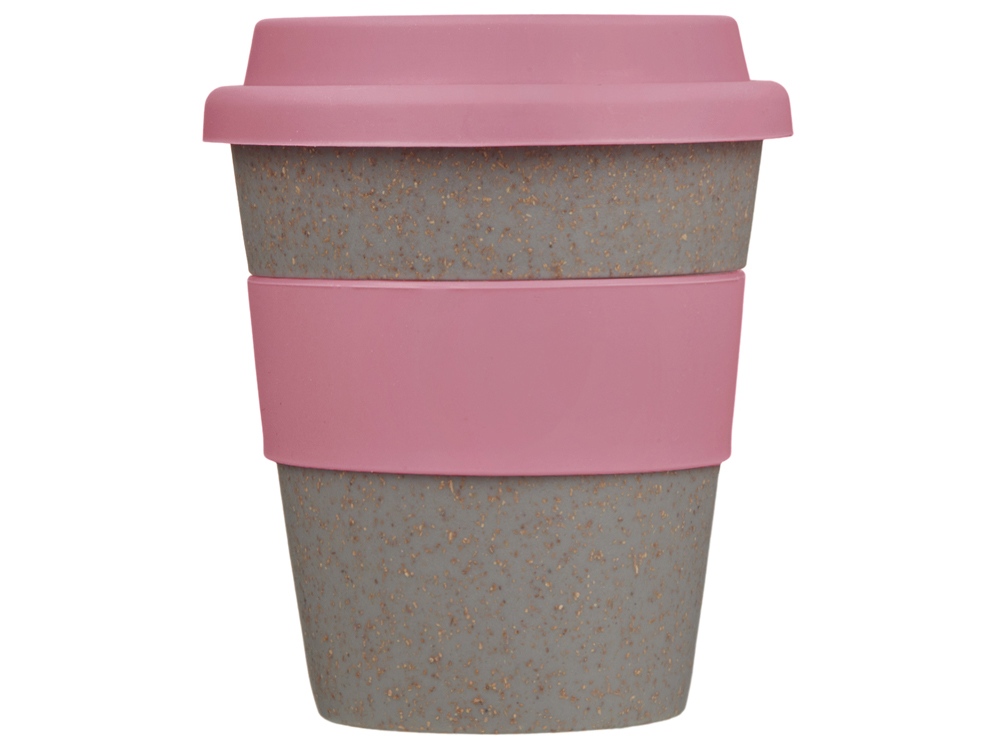 Стакан с силиконовой крышкой Cafe, dust pink Стакан с силиконовой крышкой Cafe, dust pink