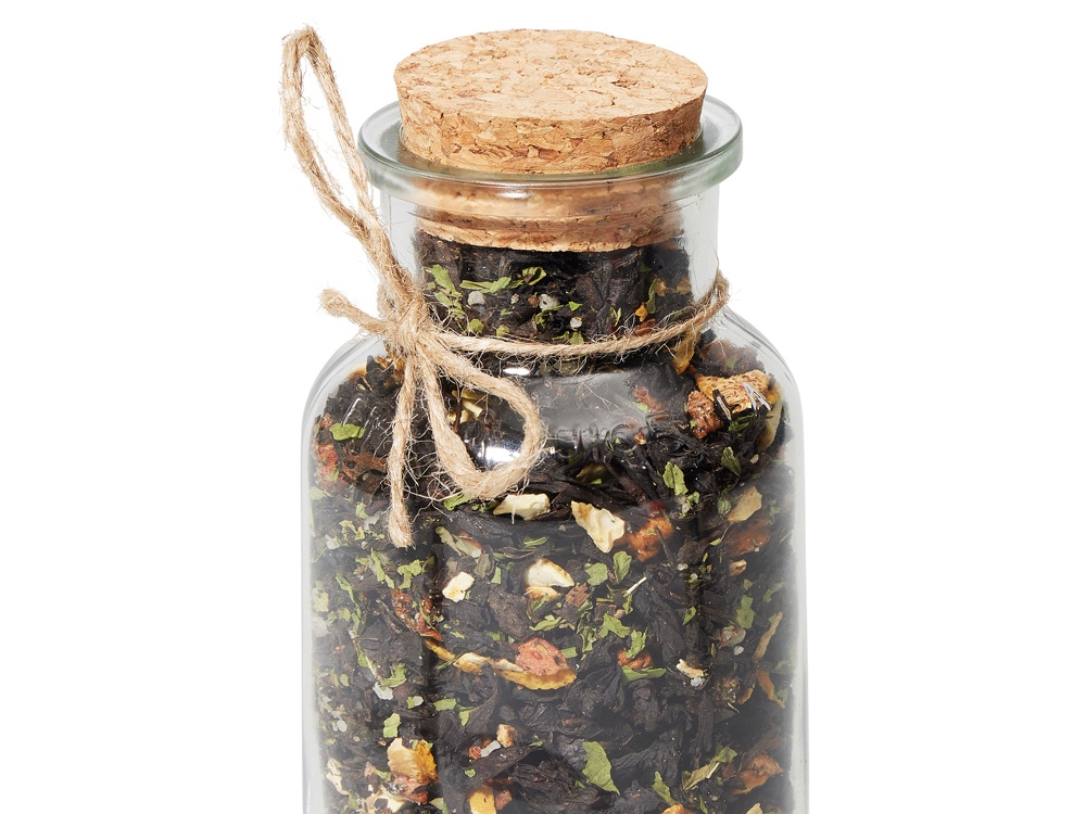 Сокочай чёрный Ананас, клубника, мята, мёд, лимон,  65 г.