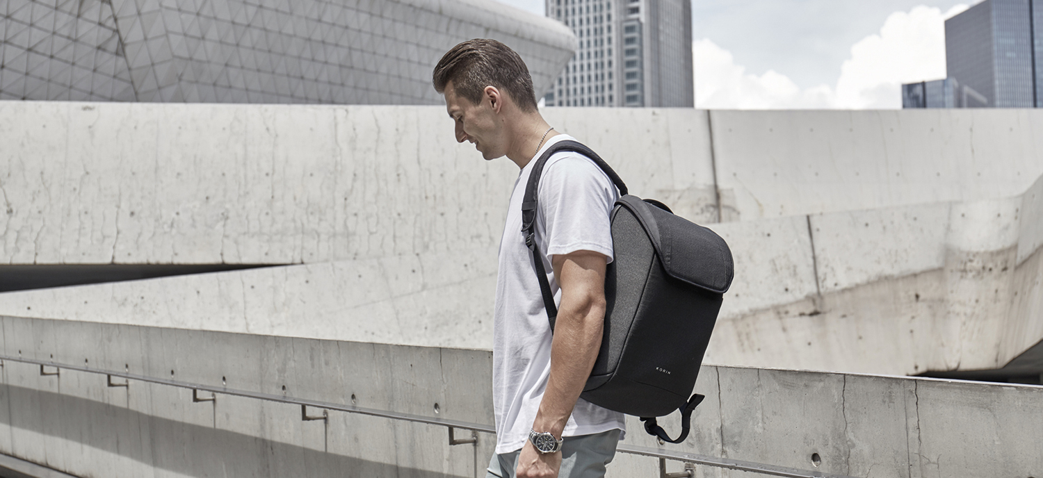 Рюкзак KORIN ClickPack X 45х32х15,5 см, с клапаном, черный