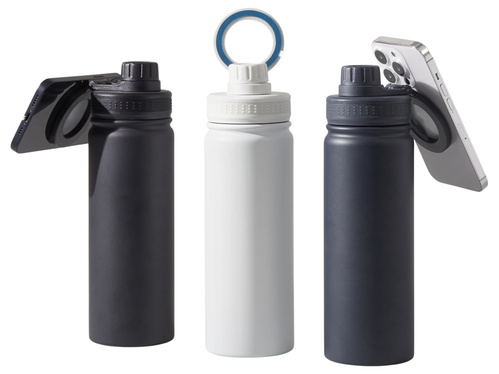 Вакуумная термобутылка с magsafe-держателем INSIDER, 600 мл, черный