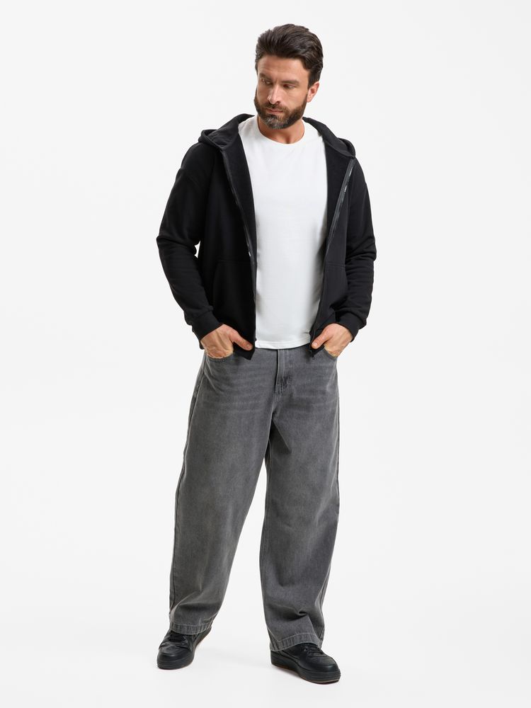 Толстовка унисекс оверсайз Sartoro, черная