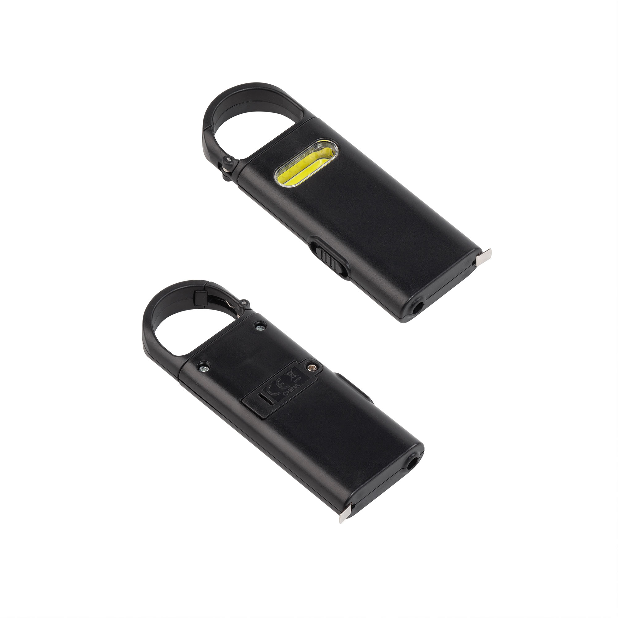 Фонарик "Spark" с рулеткой и карабином Фонарик "Spark" с рулеткой и карабином