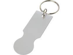 Rhea брелок в виде корзины для покупок, серебряный