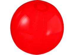 Мяч пляжный Ibiza, красный прозрачный
