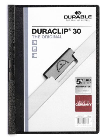 220001 Папка с клипом DURACLIP ORIGINAL 30 черная 220001 Папка с клипом DURACLIP ORIGINAL 30 черная