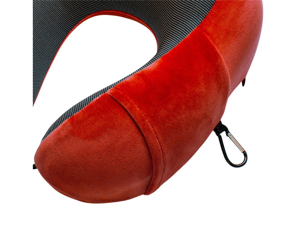 Подушка Dream с эффектом памяти, с кармашком, красный