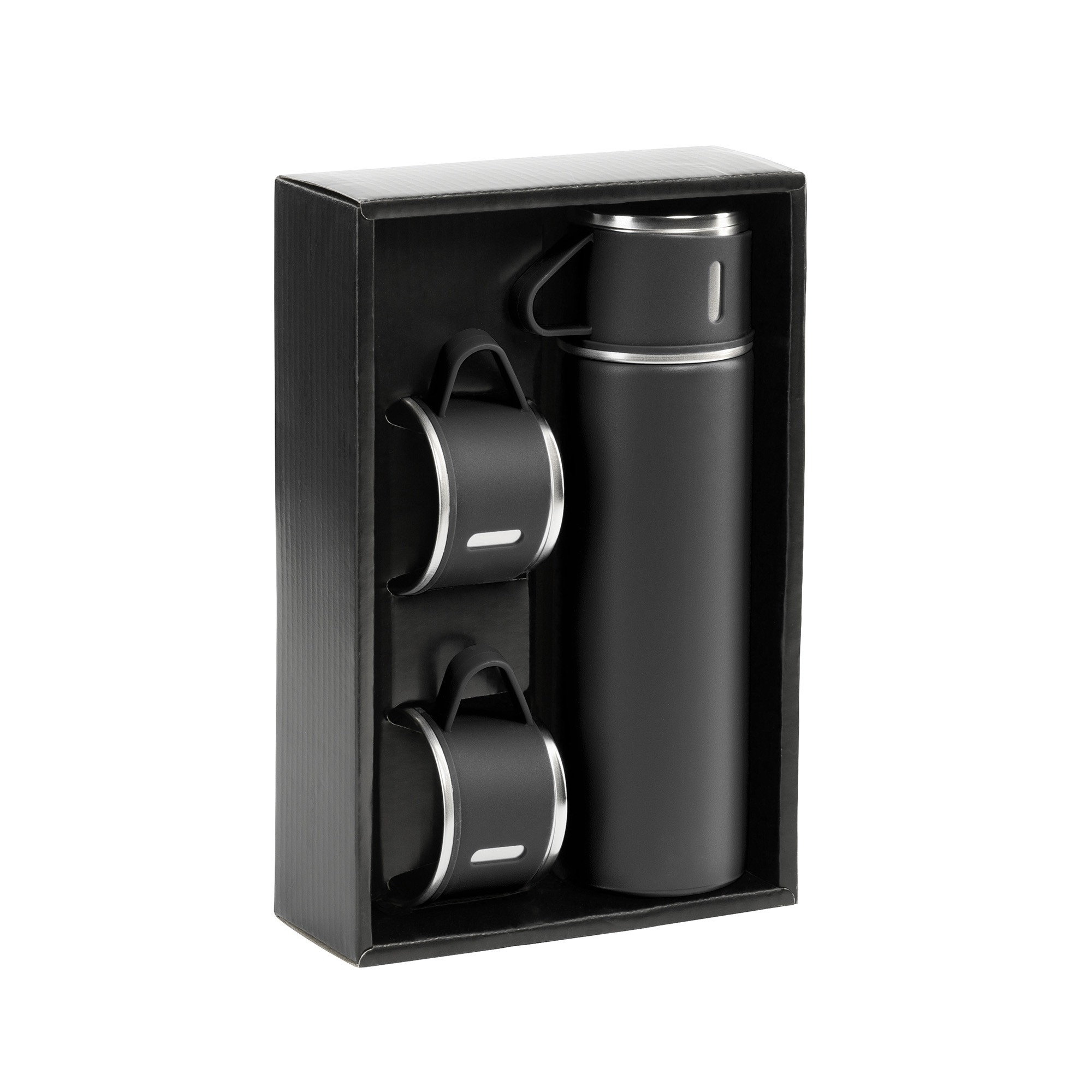 Набор подарочный "Алтай": термос, 3 кружки, покрытие пудра Набор подарочный "Алтай": термос, 3 кружки, покрытие пудра