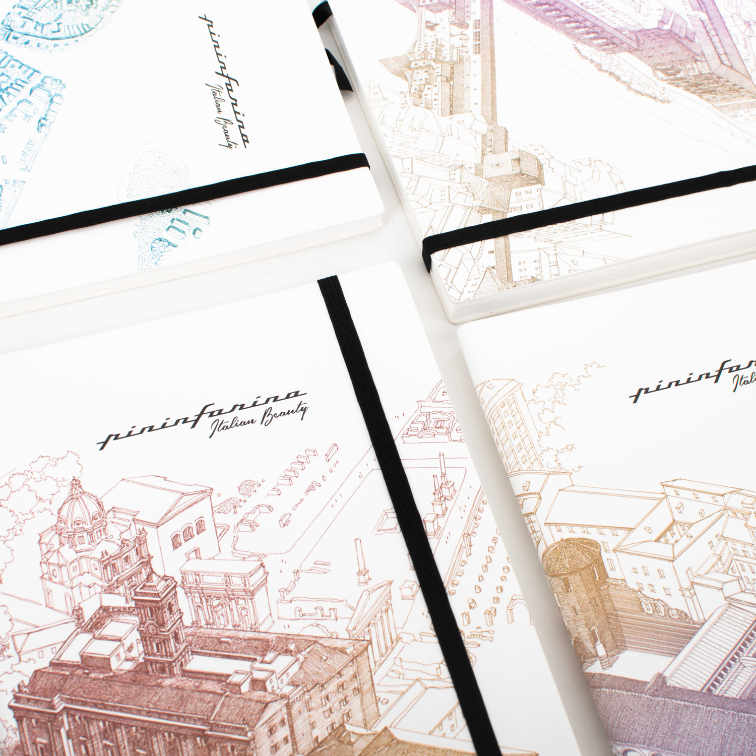 Блокнот линованный Pininfarina ITALIAN BEAUTY ROMA из каменной бумаги, А5