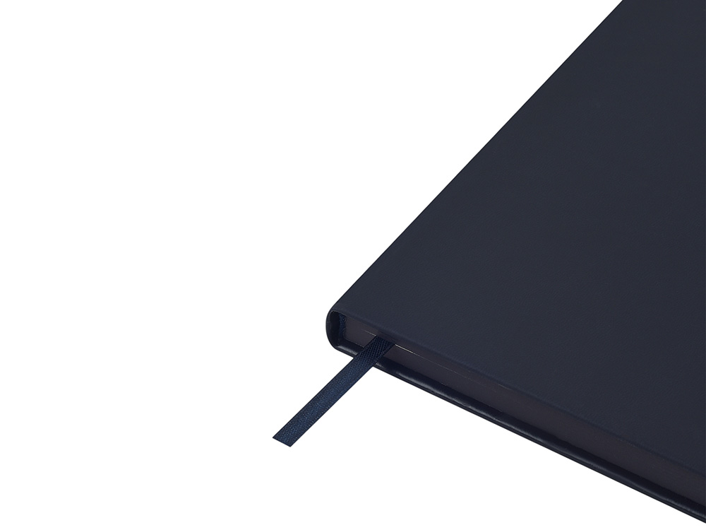 Ежедневник А5 Megapolis Color New soft-touch, темно-синий navy