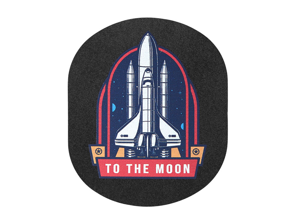 ПАТЧ ОВАЛ nubuk (чёрный) 6,0 х 5,0 см