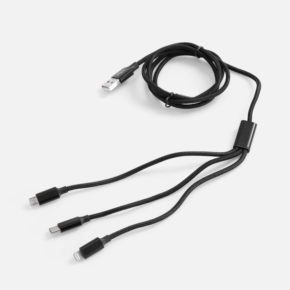 Кабель Triple Charge в футляре ver.2, черный Кабель Triple Charge в футляре ver.2, черный