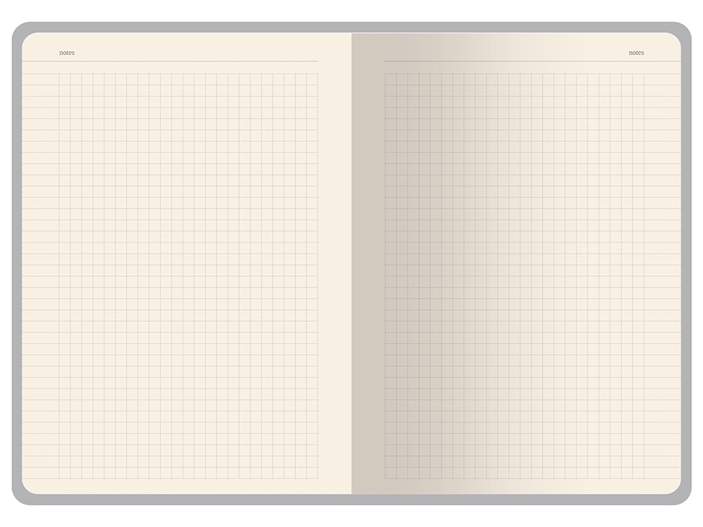 Бизнес-тетрадь А5 Pragmatic Contrast, 40 листов в клетку, синий с синим срезом