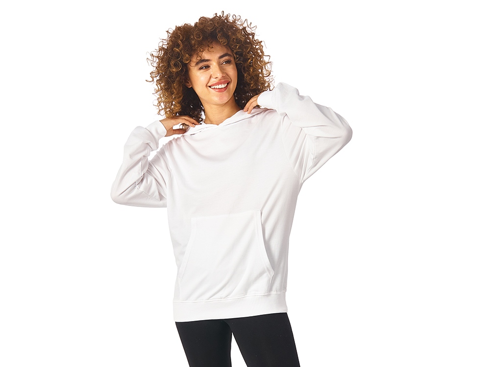 Худи Warsaw, футтер 230гр S, белый Худи Warsaw, футтер 230гр S, белый