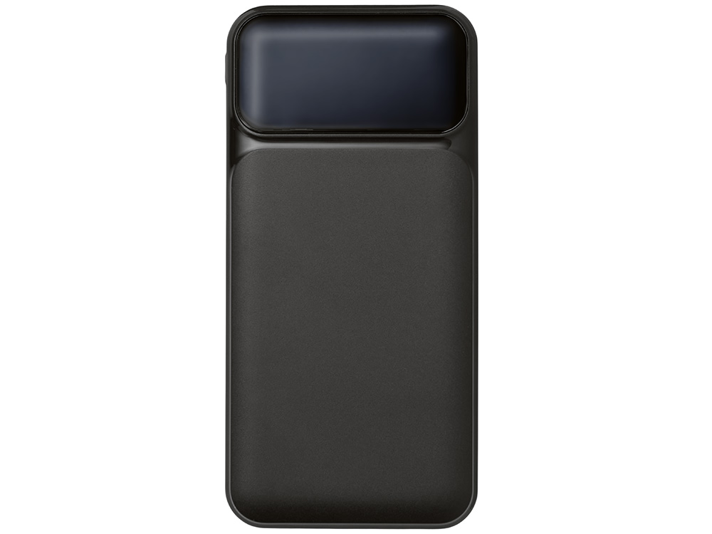 Подарочный набор Tesla с блокнотом А5, ручкой и пауэрбенком на 10 000 mAh, черный