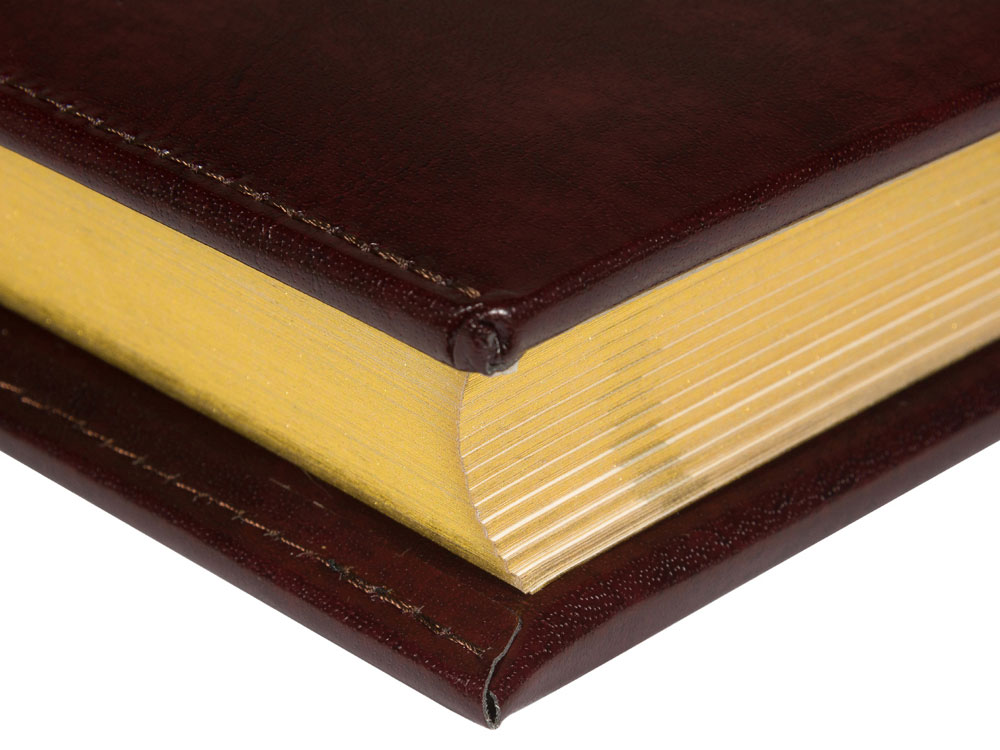 Ежедневник полудатированный А5 Windsor, коричневый