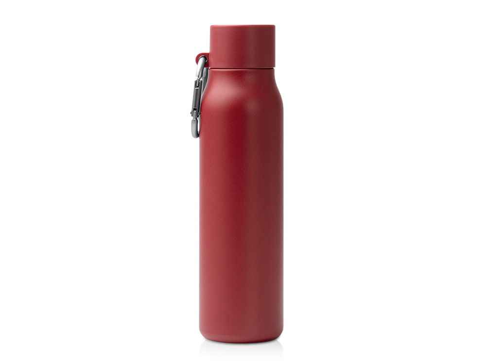 Термобутылка CUBEL/КЬЮБЕЛ с двойными стенками, темно-красный