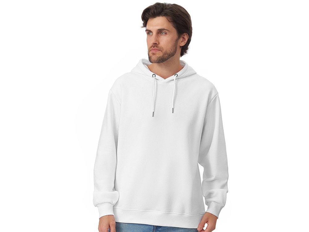 Толстовка с капюшоном Lisbon унисекс, белый
