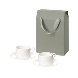 Подарочный набор Mokko в коробке-пакете (две чайных пары)