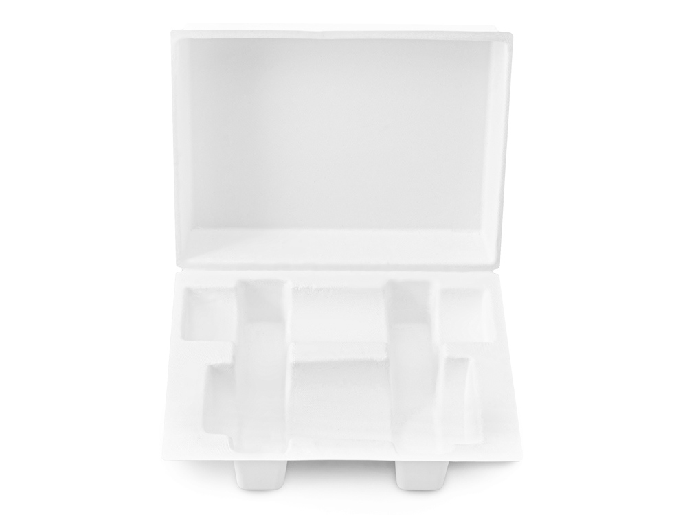 Подарочный набор FAMILY с термосом и термокружкой, серый