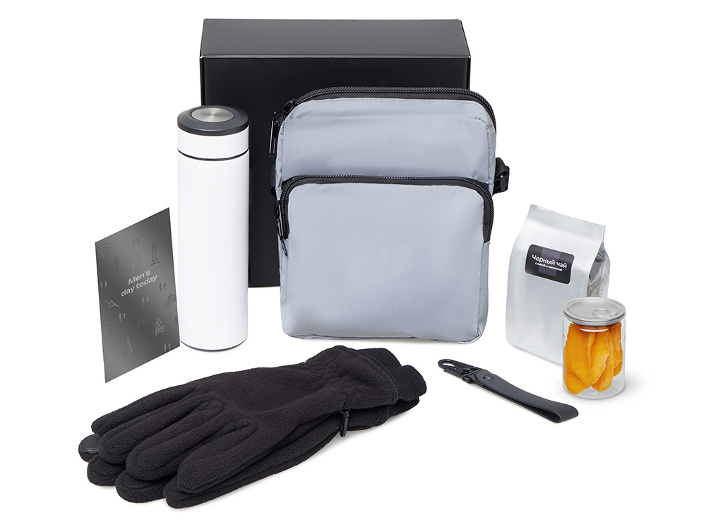 Подарочный набор Re:m. Step  с термосом, перчатками и сумкой