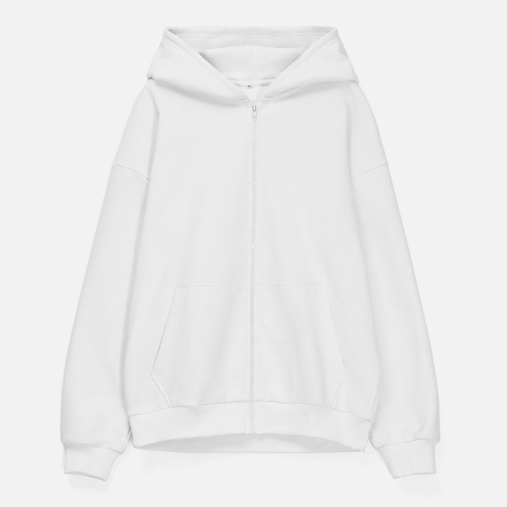 Толстовка унисекс оверсайз Sartoro, белая Толстовка унисекс оверсайз Sartoro, белая