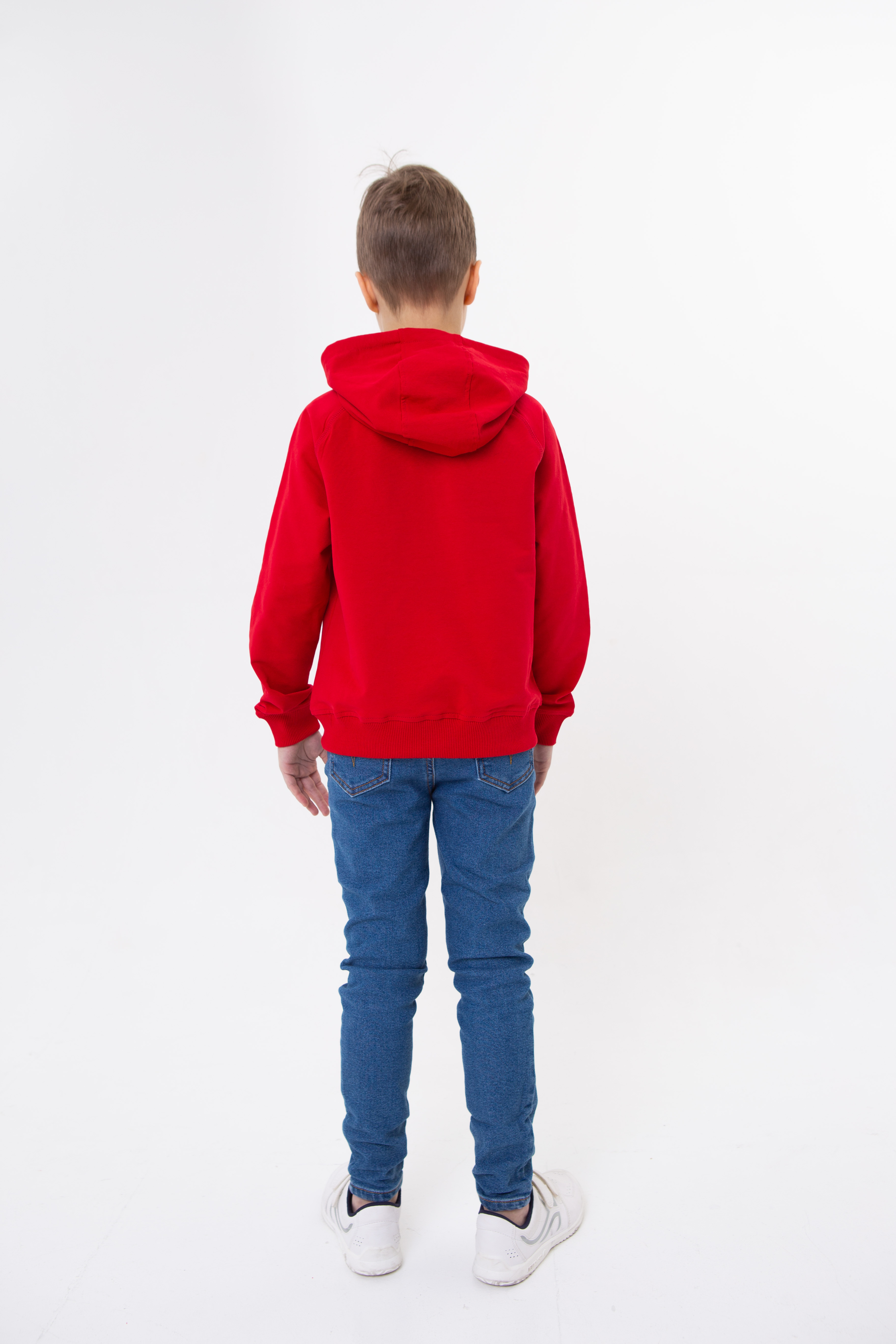 Толстовка детская STAN с капюшоном на молнии футер без начёса 260, 61J