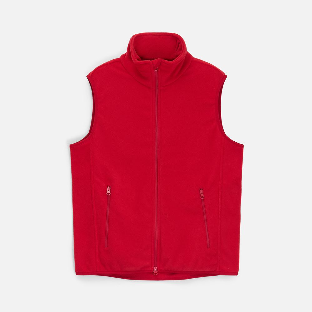 Жилет флисовый унисекс Ben Mac, красный Жилет флисовый унисекс Ben Mac, красный