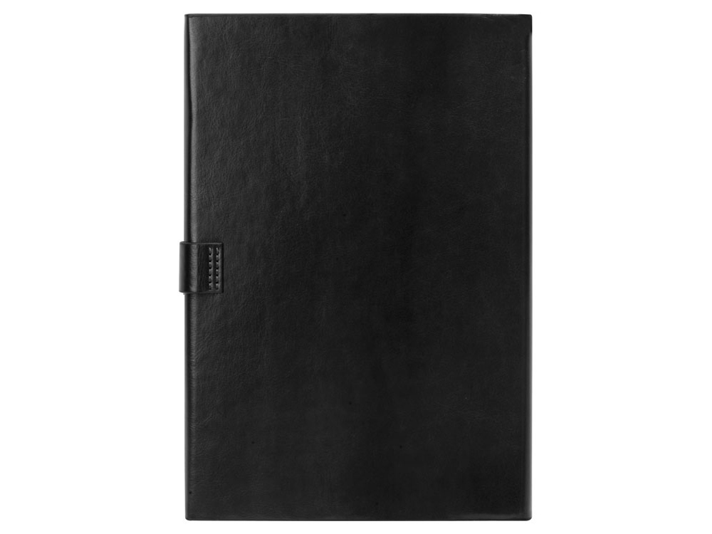 Бизнес-блокнот А5 с клапаном Fabrizio, 80 листов, черный (P)