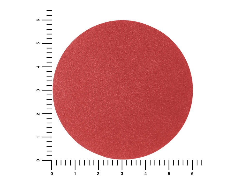 ПАТЧ КРУГ nubuk (красный) 6,0 х 6,0 см