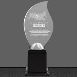 Акриловая награда с лазерной гравировкой