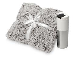 Подарочный набор с пледом и термокружкой Хюгге Подарочный набор с пледом и термокружкой Хюгге