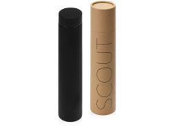 Термос Scout софт-тач, тубус, черный