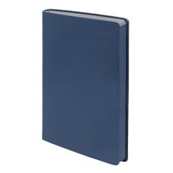 Бизнес-блокнот LADY, формат А5, темно-синий, блок в клетку